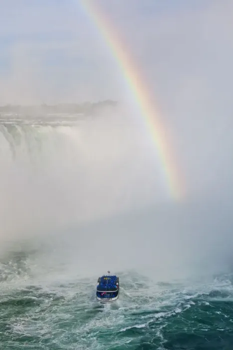Framed Print : Rainbow over Niagara Falls, Ontario, Canada Framed Print : Rainbow over Niagara Falls, Ontario, Canada
