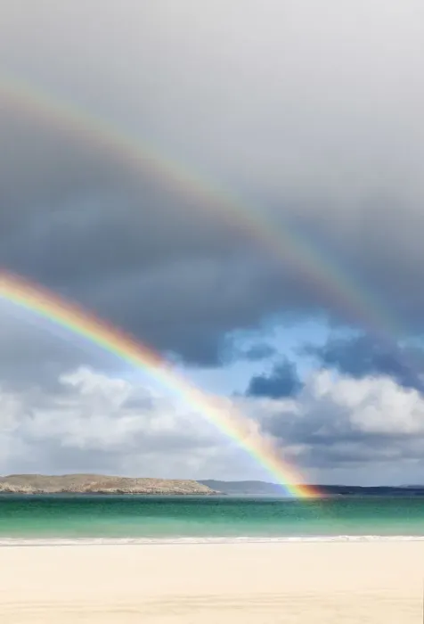 Framed Print : Rainbow above Traigh Na Beirigh (Reef Beach), Isle of Lewis, Outer Hebrides, Scotland Framed Print : Rainbow above Traigh Na Beirigh (Reef Beach), Isle of Lewis, Outer Hebrides, Scotland