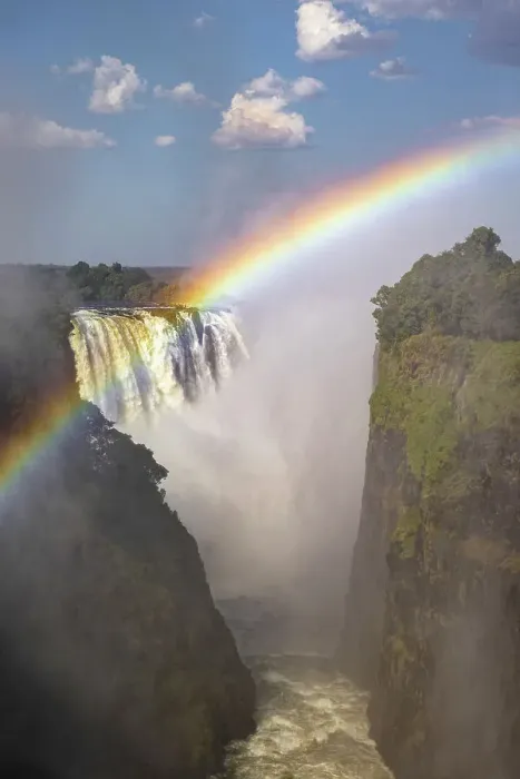 Framed Print : Rainbow over Victoria Falls, Victoria Falls, Zimbabwe Framed Print : Rainbow over Victoria Falls, Victoria Falls, Zimbabwe