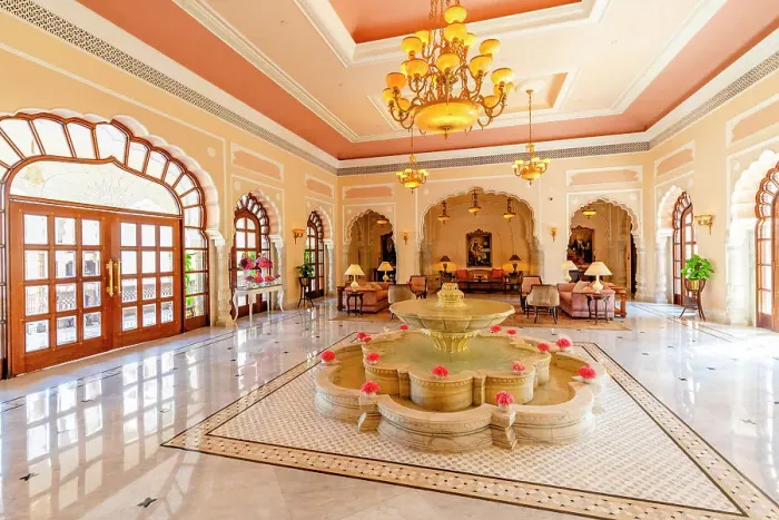 Framed Print : Rambagh Palace Hotel, Jaipur, Rajasthan, India, South Asia