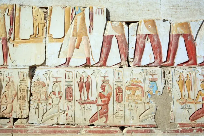 Framed Print : Ramesses II temple (13th century BC), Abydos, Egypt Framed Print : Ramesses II temple (13th century BC), Abydos, Egypt