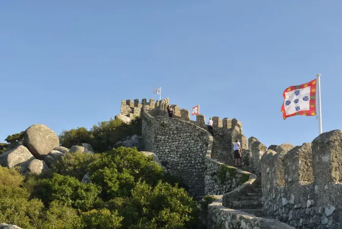 Framed Print : Ramparts of the Castelo dos Mouros (Castle of the Moors), dating back to the 10th century Framed Print : Ramparts of the Castelo dos Mouros (Castle of the Moors), dating back to the 10th century