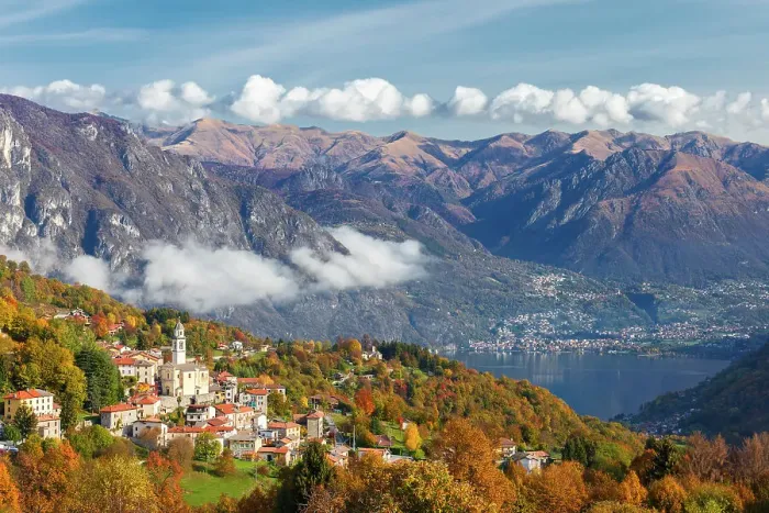 Framed Print : Ramponio Verna village in a autumn time. Lugano lake, Intelvi valley (val d'Intelvi), Como province, Lombardy, Italy Framed Print : Ramponio Verna village in a autumn time. Lugano lake, Intelvi valley (val d'Intelvi), Como province, Lombardy, Italy