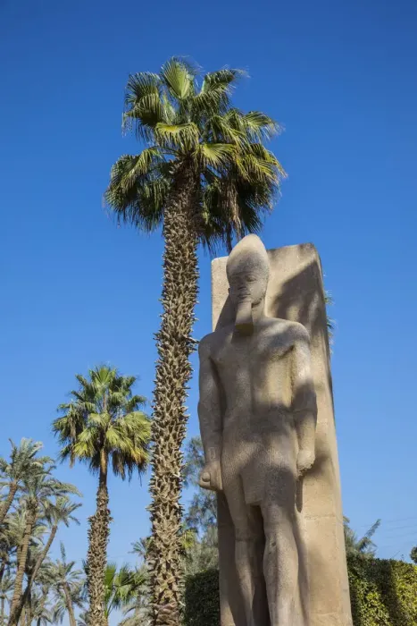Framed Print : Ramses II statue, Memphis (capital of Ancient Egypt), Nr. Cairo, Egypt