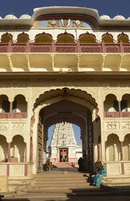 Framed Print : Rang Ji Temple, Pushkar, India, Asia Framed Print : Rang Ji Temple, Pushkar, India, Asia