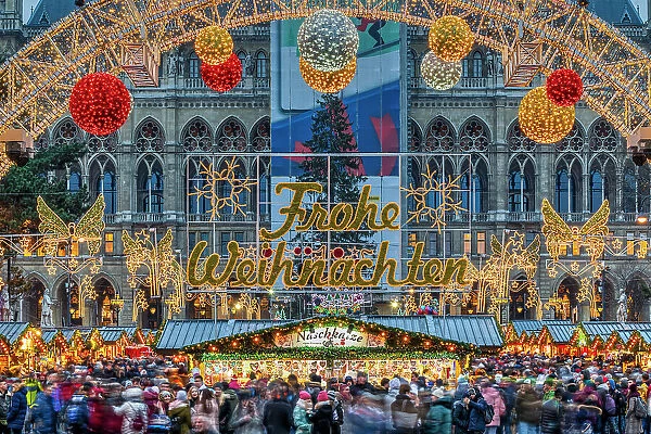 Rathaus Christmas Market, Vienna, Austria