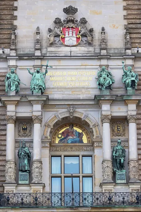 Framed Print : Detail of Rathaus (Town Hall), Hamburg, Germany Framed Print : Detail of Rathaus (Town Hall), Hamburg, Germany