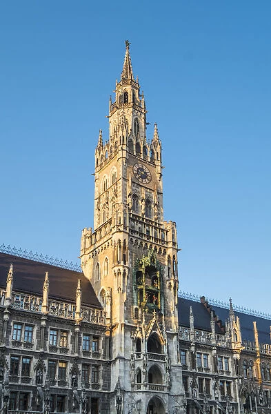 Rathaus (Town Hall), Marienplatz, Munich, Bavaria, Germany