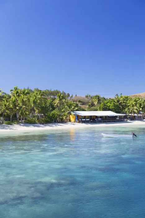 Framed Print : Ratu Kini Resort, Mana Island, Mamanuca Islands, Fiji