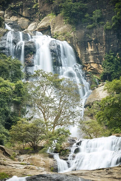Rawana Ella Falls, Ella, Uva Province, Sri Lanka, Asia