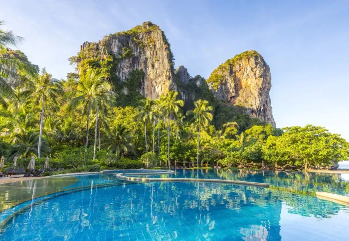 Framed Print : Rayavadee resort, Railay Peninsula, Krabi Province, Thailand Framed Print : Rayavadee resort, Railay Peninsula, Krabi Province, Thailand