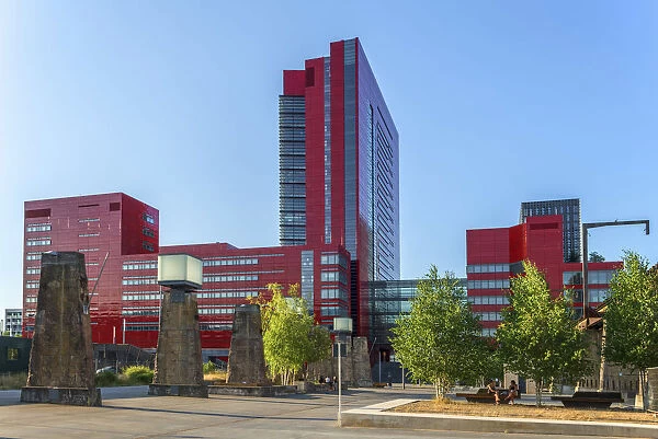 RBC office building (Vasconi Associes Architectes) at Belval, Esch-sur-Alzette, Kanton