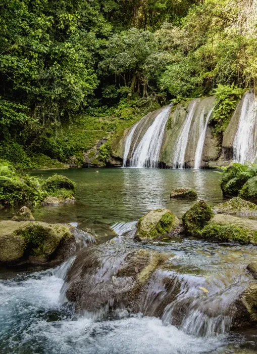 Framed Print : Reach Falls, Portland Parish, Jamaica Framed Print : Reach Falls, Portland Parish, Jamaica