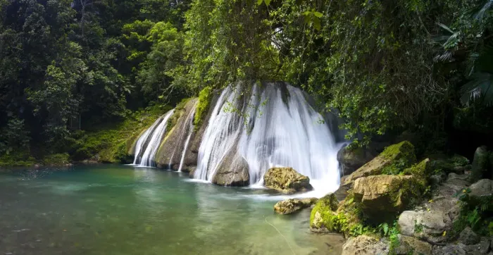 Framed Print : Reach Falls, St. Thomas Parish, Jamaica, Caribbean Framed Print : Reach Falls, St. Thomas Parish, Jamaica, Caribbean