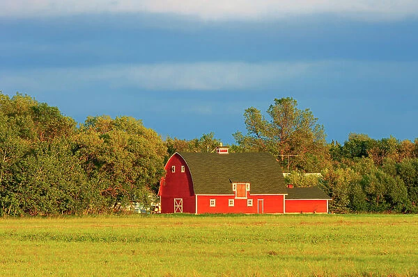 Red barn Matlock, Manitoba, Canada