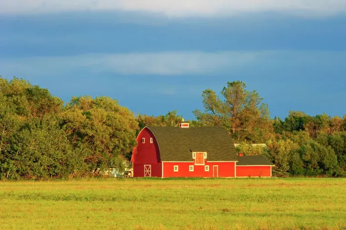 Framed Print : Red barn Matlock, Manitoba, Canada Framed Print : Red barn Matlock, Manitoba, Canada
