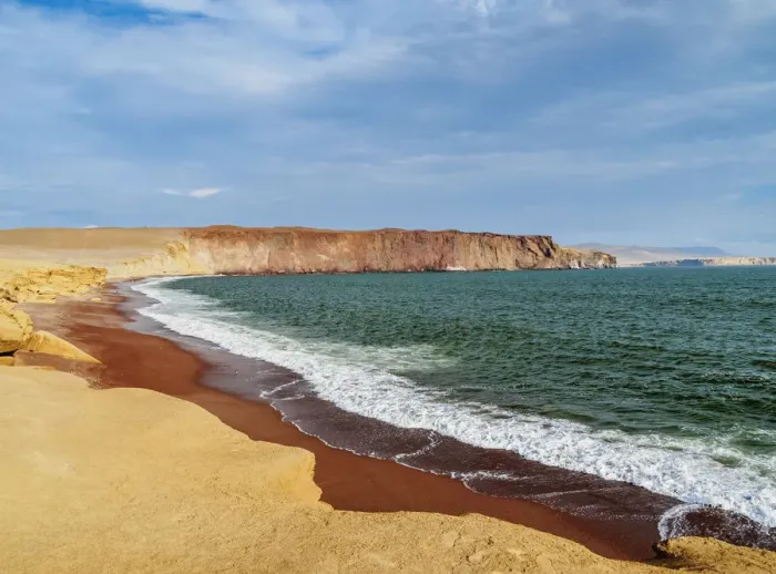Framed Print : Red Beach, Paracas National Reserve, Ica Region, Peru Framed Print : Red Beach, Paracas National Reserve, Ica Region, Peru