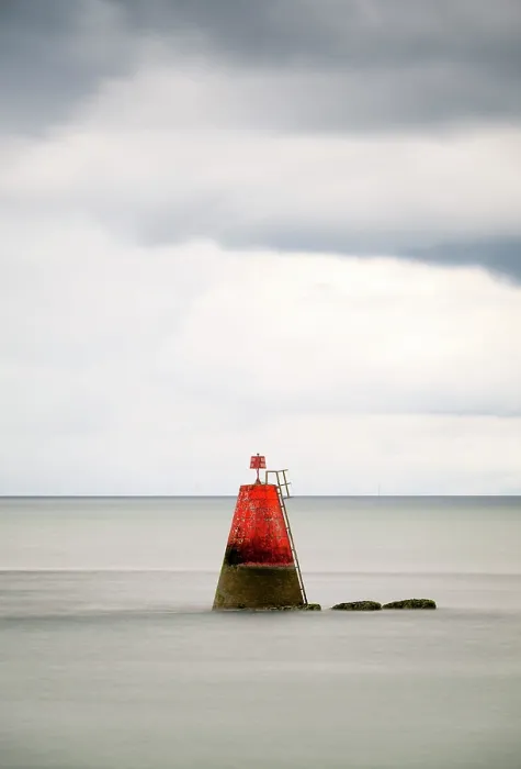 Framed Print : Red beacon at Penmon point, Anglesey, Wales