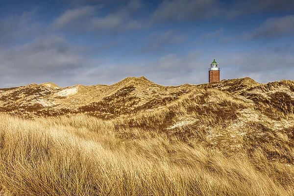 Red Cliff lighthouse in Kampen, Sylt, Schleswig-Holstein, Germany
