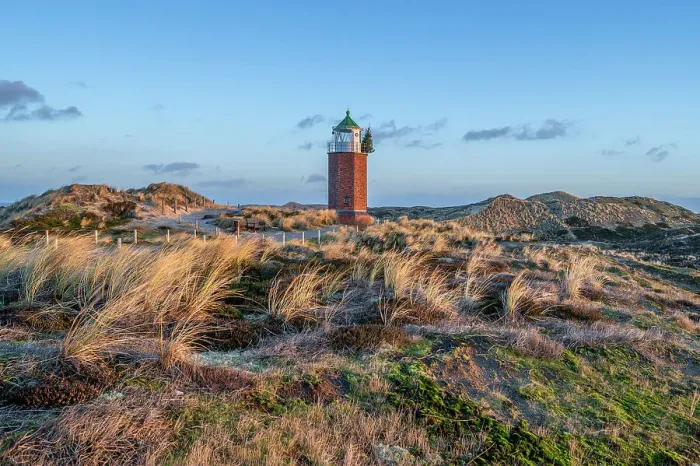 Framed Print : Red Cliff lighthouse at Kampen, Sylt Island, North Frisian Islands, Schleswig Holstein, Germany Framed Print : Red Cliff lighthouse at Kampen, Sylt Island, North Frisian Islands, Schleswig Holstein, Germany