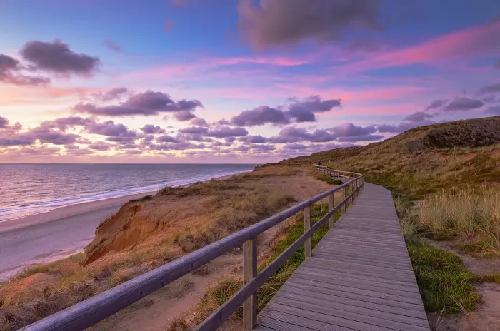 Framed Print : Red Cliffs beach (Rotes Kliff) at sunset, Kampen, Sylt, Schleswig Holstein, Germany Framed Print : Red Cliffs beach (Rotes Kliff) at sunset, Kampen, Sylt, Schleswig Holstein, Germany
