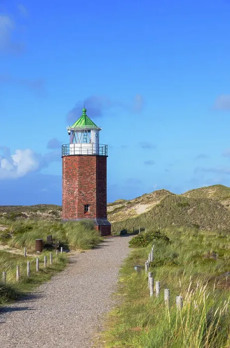 Framed Print : Red Cliffs (Rotes Kliff) lighthouse, Kampen, Sylt, Schleswig Holstein, Germany Framed Print : Red Cliffs (Rotes Kliff) lighthouse, Kampen, Sylt, Schleswig Holstein, Germany