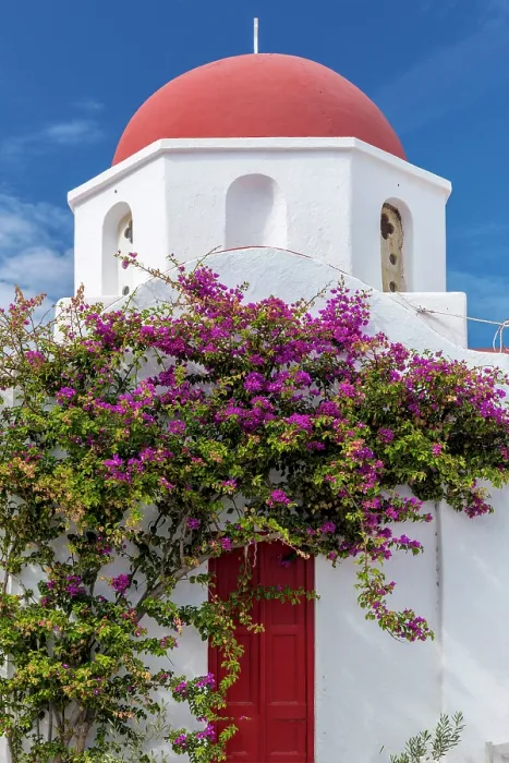 Framed Print : Red-domed St Nicolas Church, Mykonos Town (Chora), Mykonos, Cyclades Islands, Greece, Europe Framed Print : Red-domed St Nicolas Church, Mykonos Town (Chora), Mykonos, Cyclades Islands, Greece, Europe