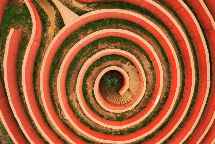 Framed Print : The red labyrinth of Castel di Lucio seen from the drone, Nebrodi mountains, Messina province, Sicily, Italy Framed Print : The red labyrinth of Castel di Lucio seen from the drone, Nebrodi mountains, Messina province, Sicily, Italy