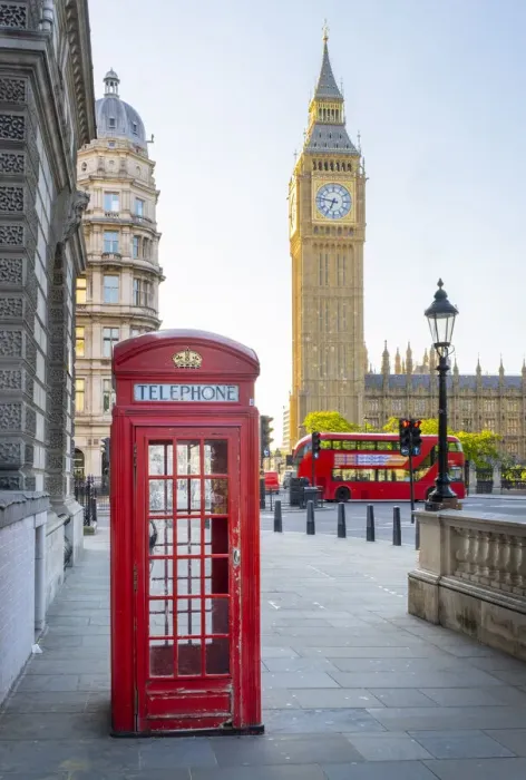 Framed Print : Red phone box & Big Ben, Houses of Parliamant, London, England, UK Framed Print : Red phone box & Big Ben, Houses of Parliamant, London, England, UK