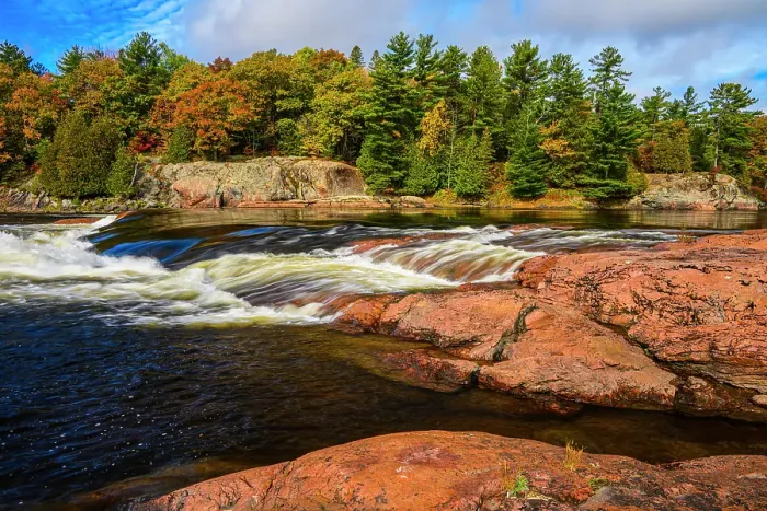 Framed Print : Red rocks and rapids on the Mississagi River, Mississauga First Nation, Ontario, Canada Framed Print : Red rocks and rapids on the Mississagi River, Mississauga First Nation, Ontario, Canada