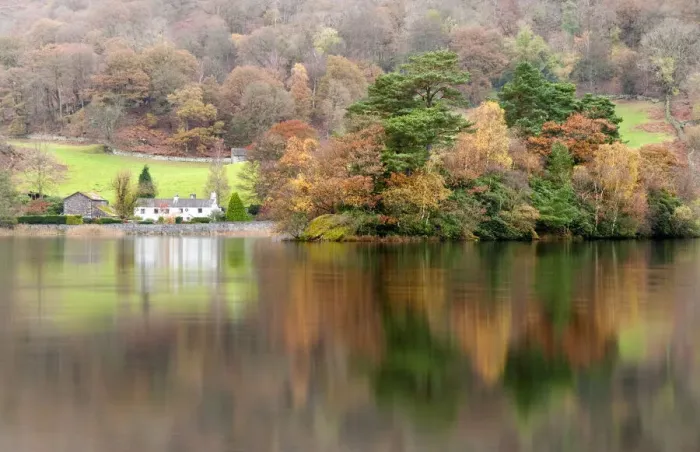 Framed Print : Reflections on Rydal Water, Lake District, Cumbria, UK Framed Print : Reflections on Rydal Water, Lake District, Cumbria, UK