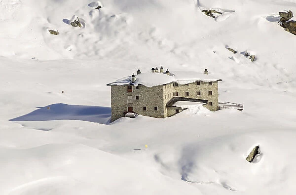 Refuge Arp, Ayas Valley, Aosta Valley, Italian alps, Italy