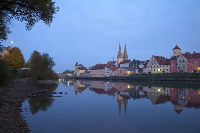 Framed Print : Regensburg, Bayern  /  Bavaria, Germany