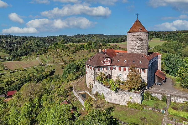 Reichenberg Castle, Oppenweiler, Swabian-Franconian Forest Nature Park, Baden-Wurttemberg; Germany