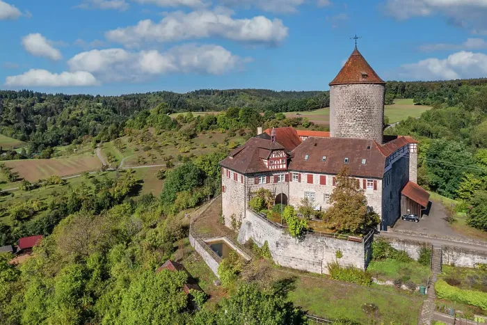Framed Print : Reichenberg Castle, Oppenweiler, Swabian-Franconian Forest Nature Park, Baden-Wurttemberg; Germany Framed Print : Reichenberg Castle, Oppenweiler, Swabian-Franconian Forest Nature Park, Baden-Wurttemberg; Germany