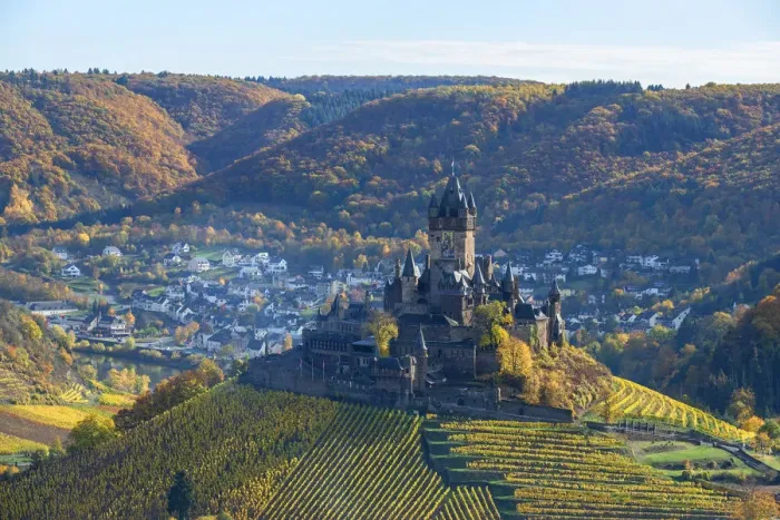 Framed Print : Reichsburg Cochem, Mosel valley, Rhineland-Palatinate, Germany Framed Print : Reichsburg Cochem, Mosel valley, Rhineland-Palatinate, Germany