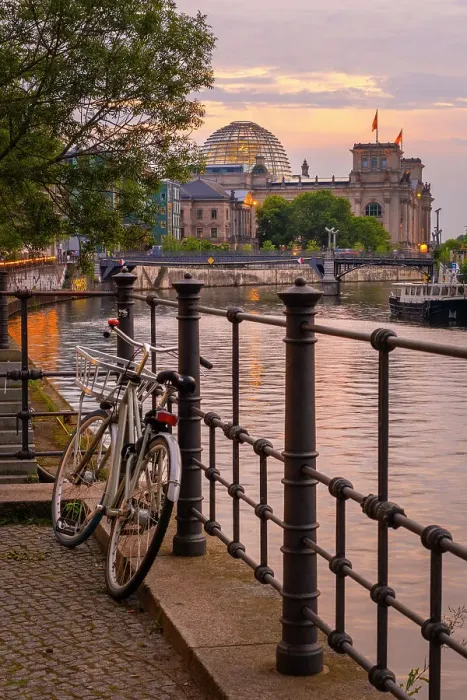 Framed Print : Reichstag, River Spree, Berlin, Germany Framed Print : Reichstag, River Spree, Berlin, Germany