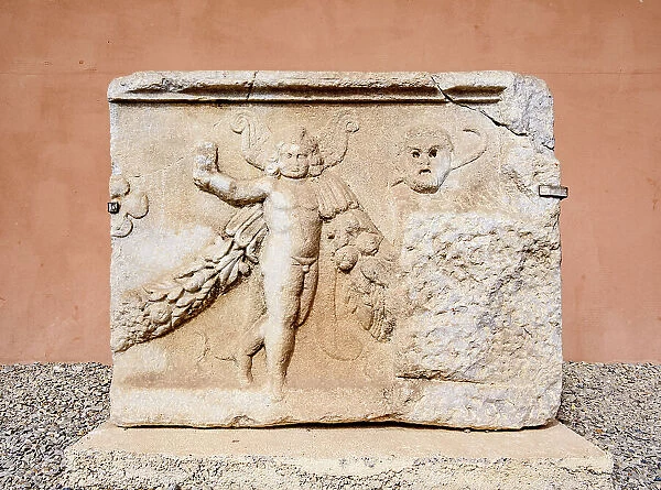 Relief at Roman Forum, Thessaloniki, Central Macedonia, Greece
