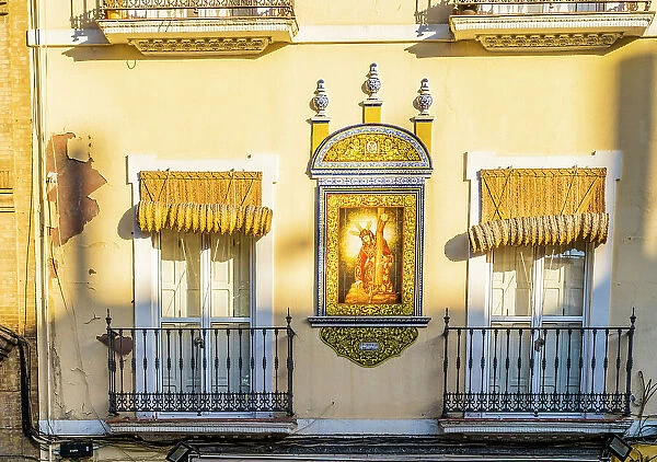 Religious icons, Seville, Andalusia, Spain