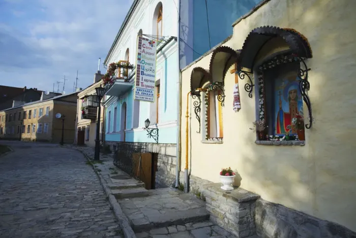 Framed Print : Religious shrine in street, Kamyanets-Podilsky, Podillya, Ukraine Framed Print : Religious shrine in street, Kamyanets-Podilsky, Podillya, Ukraine