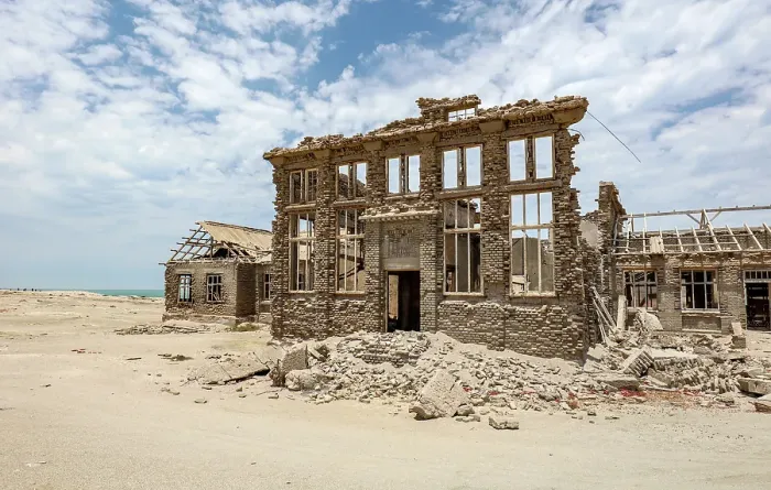 Framed Print : Remains of the Casino in abandoned diamond mining town of Elizabeth Bay, Luderitz, Namibia Framed Print : Remains of the Casino in abandoned diamond mining town of Elizabeth Bay, Luderitz, Namibia