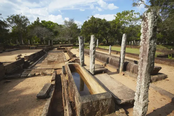 Framed Print : Remains of monastic refectory, Northern Ruins, Anuradhapura, (UNESCO World Heritage Site) Framed Print : Remains of monastic refectory, Northern Ruins, Anuradhapura, (UNESCO World Heritage Site)