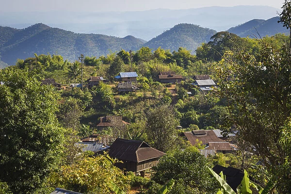 Remote village of Palaung hill tribe near Hsipaw, Hsipaw Township, Kyaukme District