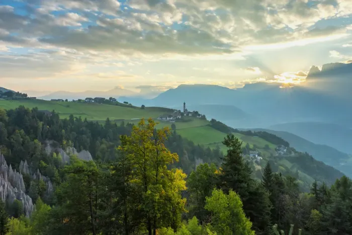 Framed Print : Renon plateau at sunrise Europe, Italy, South Tyrol, Renon plateau, Monte Framed Print : Renon plateau at sunrise Europe, Italy, South Tyrol, Renon plateau, Monte