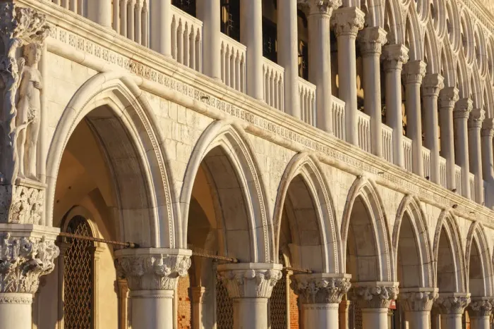 Framed Print : Representation of Eve, colonnade of Doges palace, Venice Veneto, Italy Framed Print : Representation of Eve, colonnade of Doges palace, Venice Veneto, Italy
