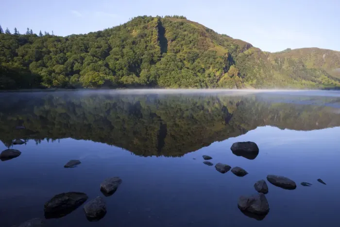 Framed Print : Republic of Ireland, County Wicklow, Wicklow Mountains National Park, Lake Glendalough Framed Print : Republic of Ireland, County Wicklow, Wicklow Mountains National Park, Lake Glendalough
