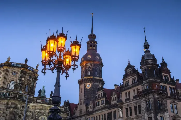 Framed Print : Residence Castle, Dresden, Saxony, Germany, Europe
