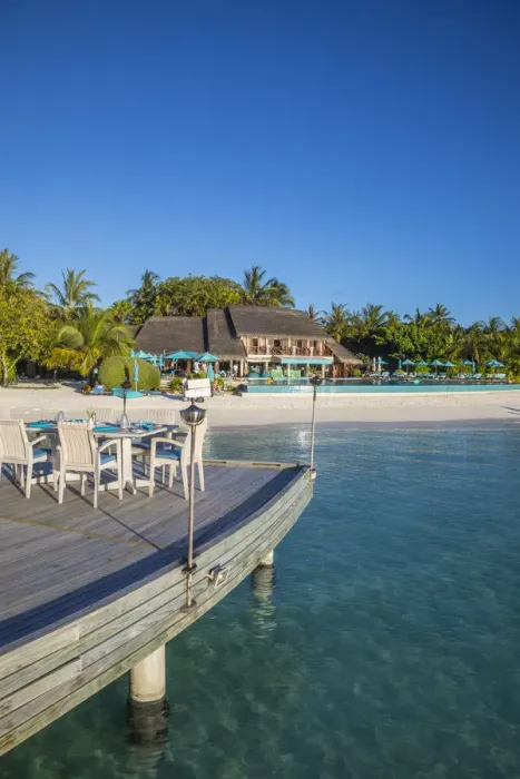Framed Print : Restaurant at the Anantara Dhigu resort, South Male Atoll, Maldives Framed Print : Restaurant at the Anantara Dhigu resort, South Male Atoll, Maldives