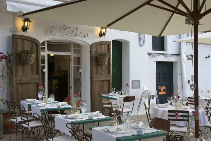 Framed Print : Restaurant in Dalt Vila, Ibiza Townt, Ibiza, Balearic Islands, Spain