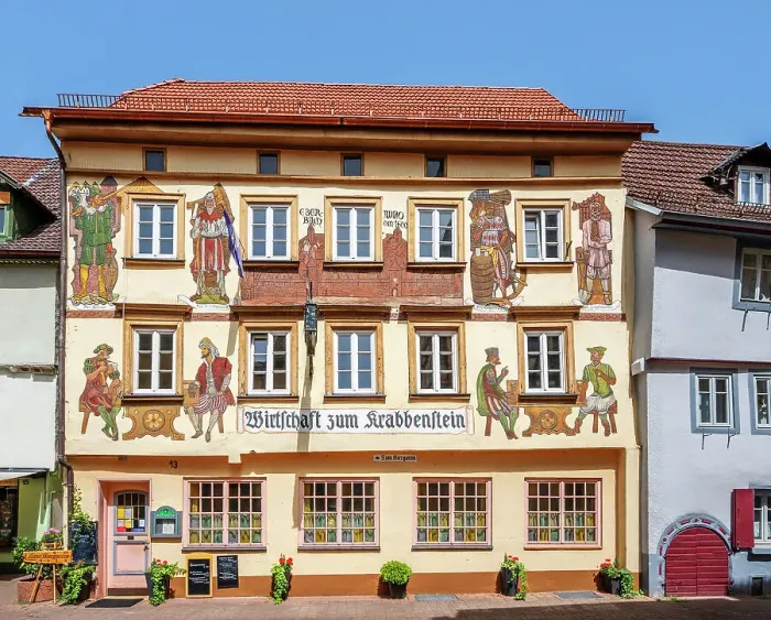 Framed Print : Restaurant at Eberbach, Neckar, Baden-Wurttemberg, Germany Framed Print : Restaurant at Eberbach, Neckar, Baden-Wurttemberg, Germany